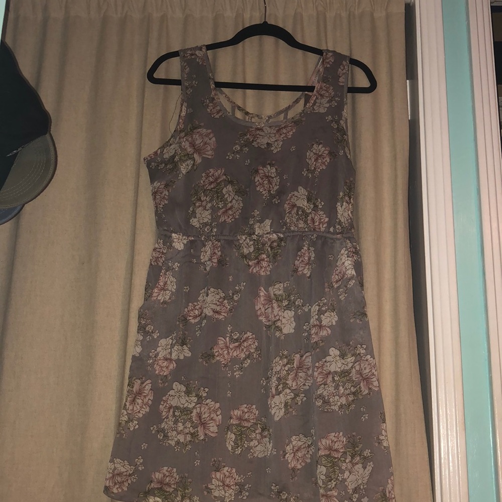 Band of Gypsies dress, floral dress, large,pockets